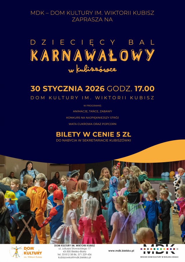 Kraina kolorów i uśmiechów, czyli bal dla dzieci w Kubiszówce