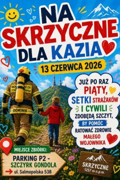 Na Skrzyczne dla Kazia. Razem przeciw DMD