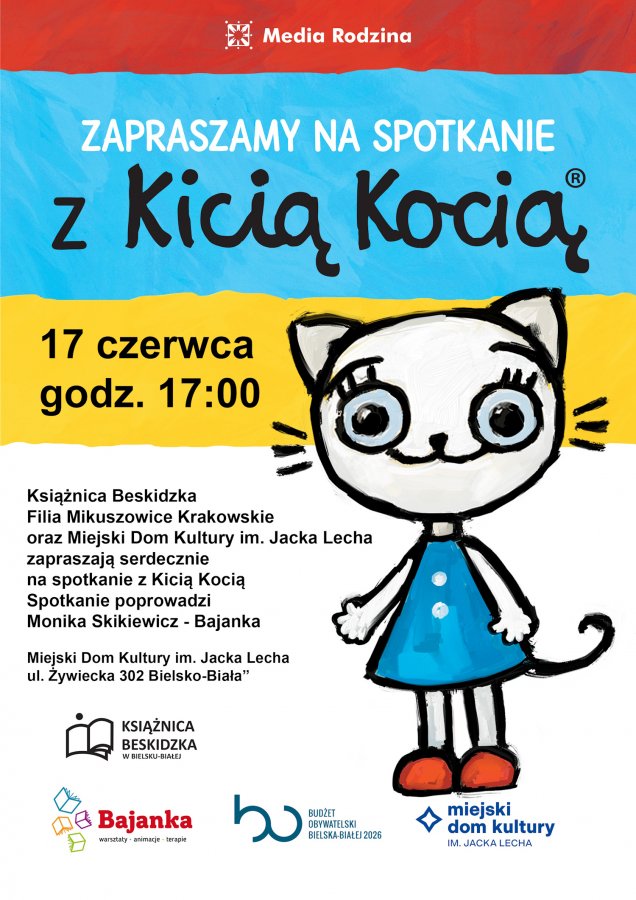 Gratka dla dzieci. Spotkanie z Kicią Kocią
