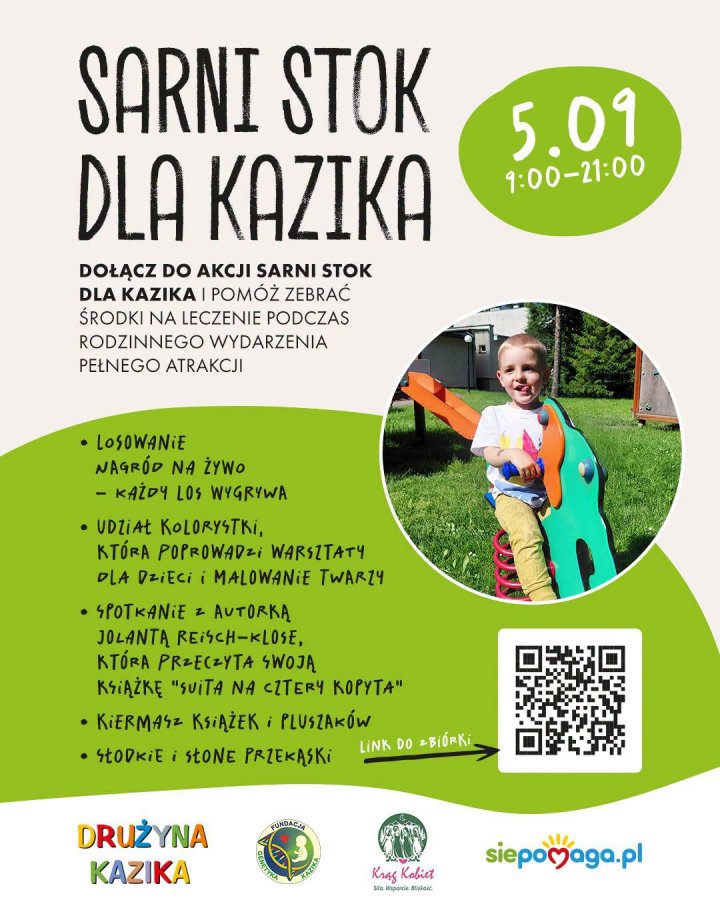 Kolorowanki, warsztaty, czytanie. Rodzinnie dla Kazia