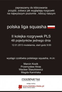 Polska Liga Squasha - 48 pojedynków