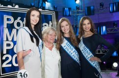 Lucyna Grabowska oraz finalistki Miss Polski 2013.