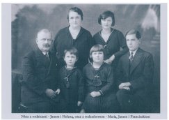 Jan i Helena Górniakowie oraz dzieci – Nina (obok matki), Jan, Maria i Franciszek (z prawej).