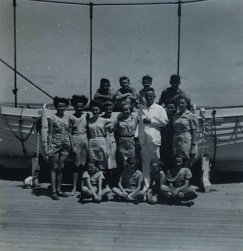 Powrót do Polski z Nowej Zelandii na statku Rengetata w 1948 r.