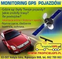 Monitoring GPS pojazdów, możesz wiedzieć gdzie są i były Twoje pojazdy. 
Tani system monitoringu GPS. 
Nie wiadomo gdzie jest samochód?
Tropiciel GPS ma na to sposób: sprawdź naszą ofertę monitorowania pojazdów.
www.tropicielgps.pl
662 700