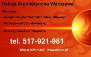 Usługi Alpinistyczne Warszawa Tel. 517-921-981