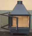 Wkład kominkowy Byrski tradycyjny 14 kw narożny