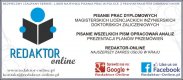 Pomoc w pisaniu prac dyplomowych Redaktor-Online