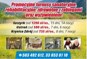 Okazja-Wczasy z Zabiegami -Ustroń,Szczyrk,Krynica