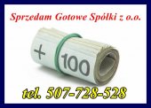 Sprzedam Gotowe Spółki z o o