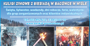 Kulig zimowe z biesiadą w bacówce w Wiśle