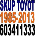 skup toyota corolla avensis hiace hilux carina