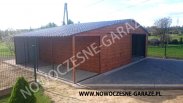 Garaż blaszany   ZŁOTY DĄB   6x6