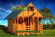 Piętrowy Domek ogrodowy 16m2 producent Zylajek