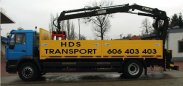 Transport HDS do 8,5 tony, żuraw. Tanio!