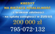 Kredyt dla firm na spłatę zaległości w ZUS/US