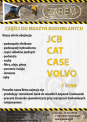 ZAREM Części do koparek,maszyn CAT, JCB,VOLVO,CA
