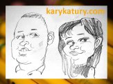 Karykaturzysta na wesele, event - karykatury