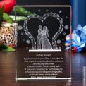 Kryształowa statuetka: Para Młoda 3D w Altance