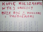 Kupię mieszkanie, może być zadłuzone, z komorn