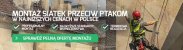 Czyszczenie balkonów Montaż siatki przeciw ptako