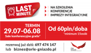 LAST MINUTE na konferencje, szkolenia, imprezy