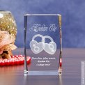 Dwa Serca 3D -oryginalny kryształ 3D na Walentynk