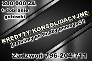 KREDYTY KONSOLIDACYJNE/GOTÓWKOWE– jedna NISKA r