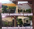 Roleta pozioma do pergoli ,zadaszenie tarasu