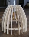 LAMPA WISZĄCA W STYLU SKANDYNAWSKIM - DRAWNIANA