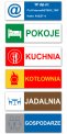 TABLICZKI INFORMACYJNE ZNAKI NA DRZWI + OZNACZENIE