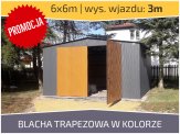 Garaż w kolorze do wyboru garaże blaszane blasza