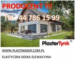 Elastyczne deski elewacyjne PlasterTynk IMITACJA 