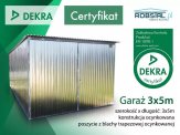 Garaż blaszany blaszak konstrukcja ocynk GRATIS