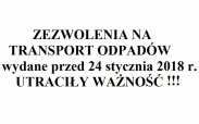 Zezwolenia na transport odpadów - nowe wymagania