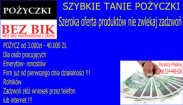 Pożyczki prywatne i bez BIK