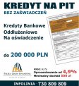 Kredyt na Pit, bez zaświadczeń przez cały rok, 
