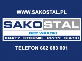 Kraty pomostowe Mostostal, stopnie schodowe na wym