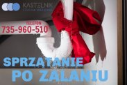 Czyszczenie, sprzątanie po wybiciu kanalizacji