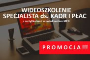 Kurs Specjalista ds. kadr i płac - wideoszkolenie