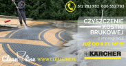 Mycie i czyszczenie kostki brukowej
