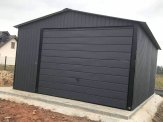Garaż blaszany 4x6 dwuspadowy blacha w kolorze PR