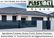 Ogrodzenia Frontowe, Bramy, Furtki, System Panel