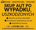 Uszkodzone samochody kupię Dojazd lawetą Śląsk