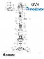 Części do rotatora obrotu Indexator IR25 GV6 GV4