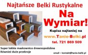 tanie belki rustykalne Na Wymiar maskownice