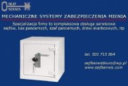 Obsługa serwisowa szyfrowych zamków sejfowych