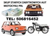 SKUP ZABYTKOWYCH MOTOCYKLI MOTOROWERÓW MOTORÓW