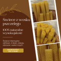 Świece z wosku pszczelego 100%naturalne intencyjn