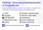 ClickUp dla firm - lepsze zarządzanie z BeProduct